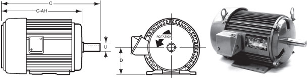 3 Phase - 4 POLE 1750 RPM